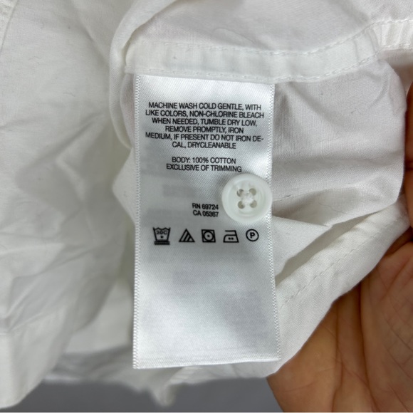 Columbia white button front shirt size XL - Picture 3 of 5